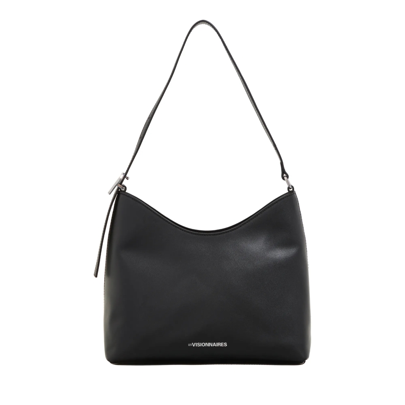 LES VISIONNAIRES Hobo Bag Estelle Smooth Black