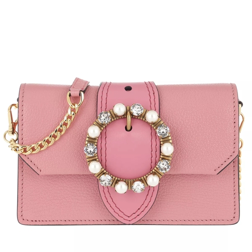 Miu Miu Bejeweled Buckle Belt Bag Rosa1 Crossbody Bag