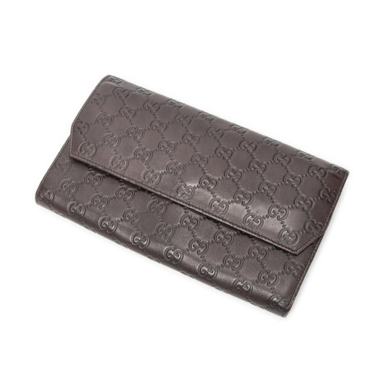 Gucci Crossbody Bag Travel Clutch dunkel-braun
