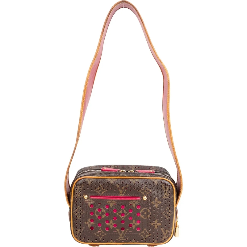 Louis Vuitton Tote Louis Vuitton Perforated Canvas Monogram Trocadero braun