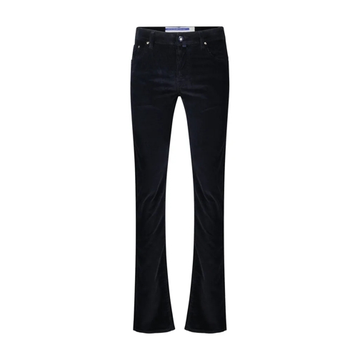 Jacob Cohen Slim Fit Cordhose Bard Navy Casual Broek