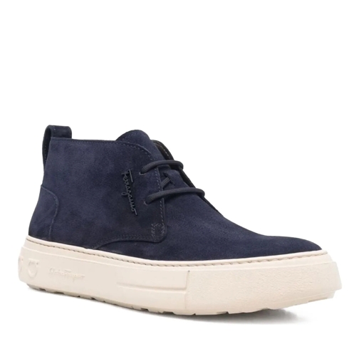 Salvatore Ferragamo Low-Top Sneaker Montgomery Lace-up Desert Boots blau