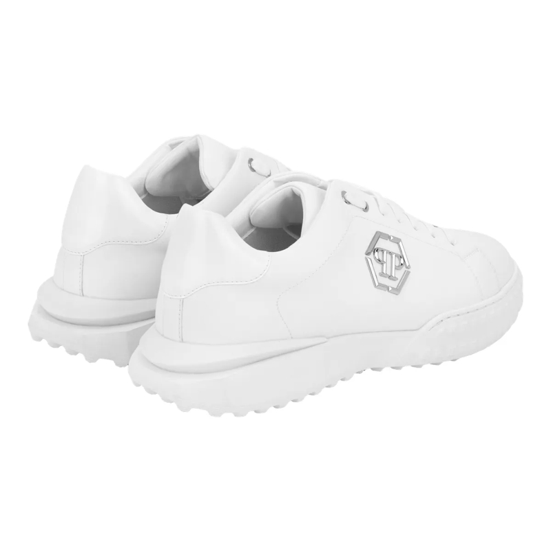 Philipp Plein Low-Top-Sneaker Lo-Top Turnschuhe Hexagon weiss(Image 4)