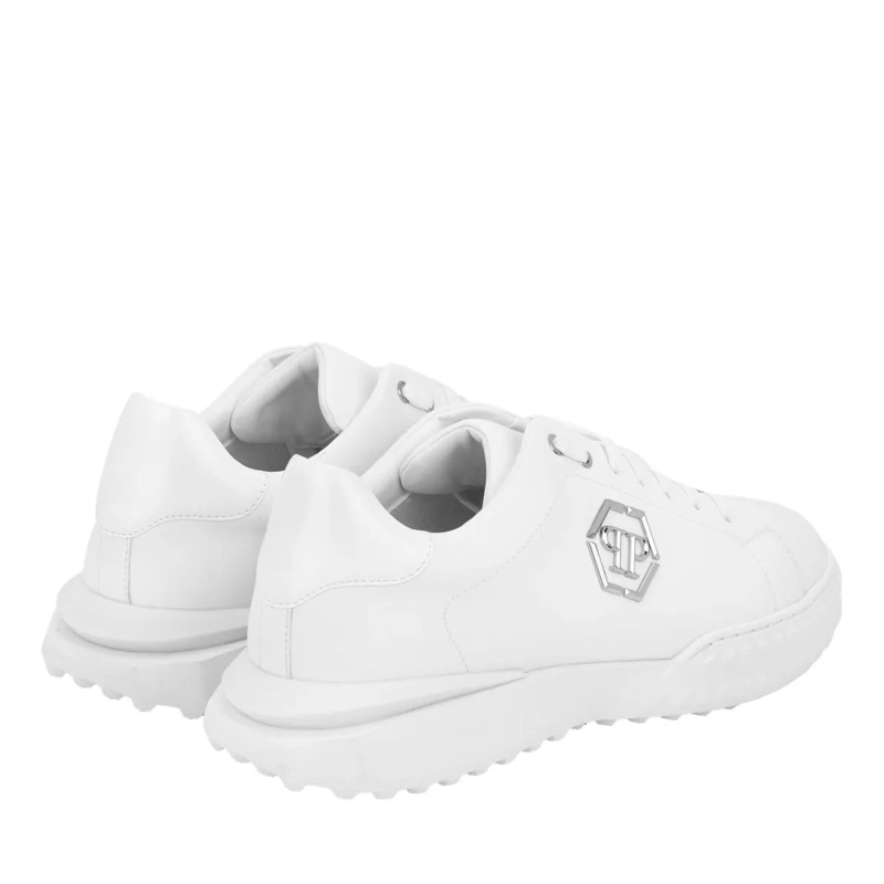 Philipp Plein Low-Top-Sneaker Lo-Top Turnschuhe Hexagon weiss(Image 3)