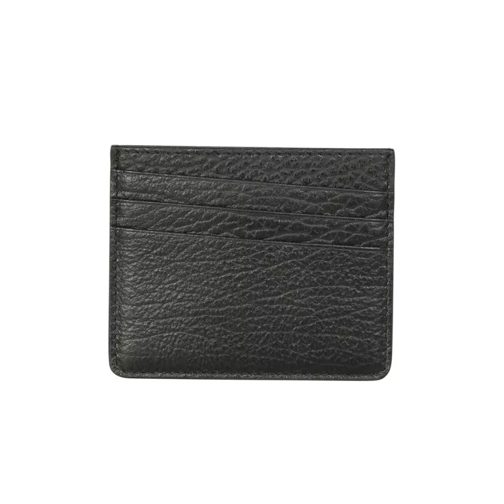 Maison Margiela Pebbled-Effect Cardholder Black Kaartenhouder