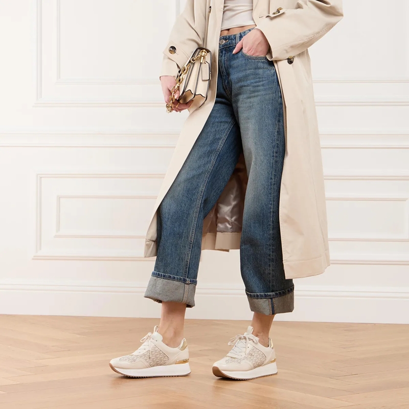 MICHAEL Michael Kors Low-Top-Sneaker Raina Trainer Vanilla(Image 2)
