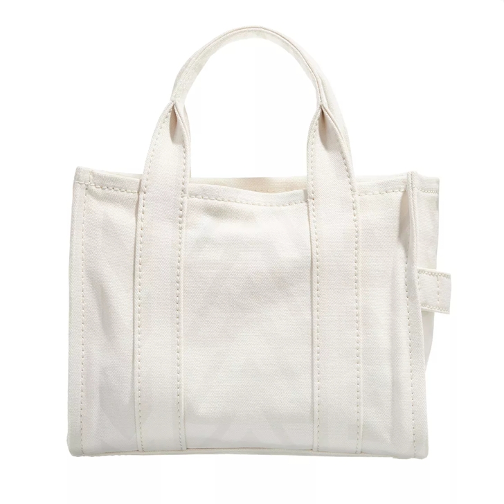 Marc Jacobs The Outline Monogram Mini Tote Bag Eggshell Optic White Tote