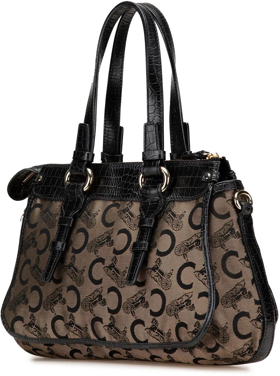 Thumbnail - Celine Hobo Bags - C Carriage Canvas Satchel - Gr. unisize - in Braun - für Damen