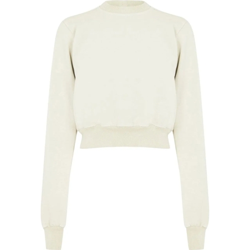 Rick Owens T-Shirts Pearl Cropped Sweatshirt grau