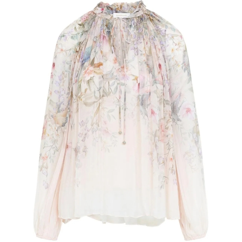 Zimmermann Jumpsuit Shirts Crema beige