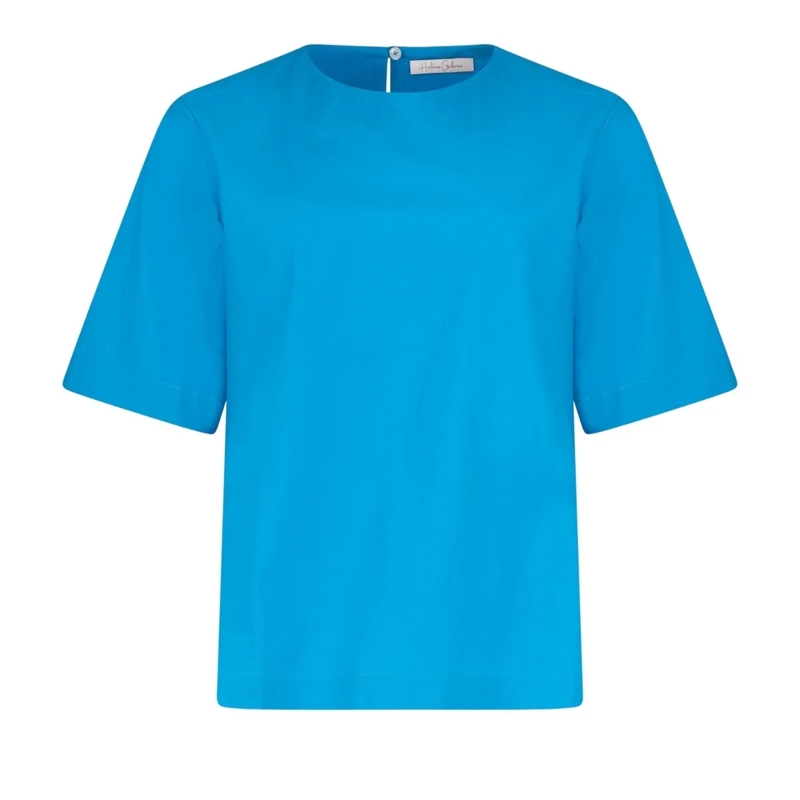 Helene Galwas Bluse Bluse IDUNA blau
