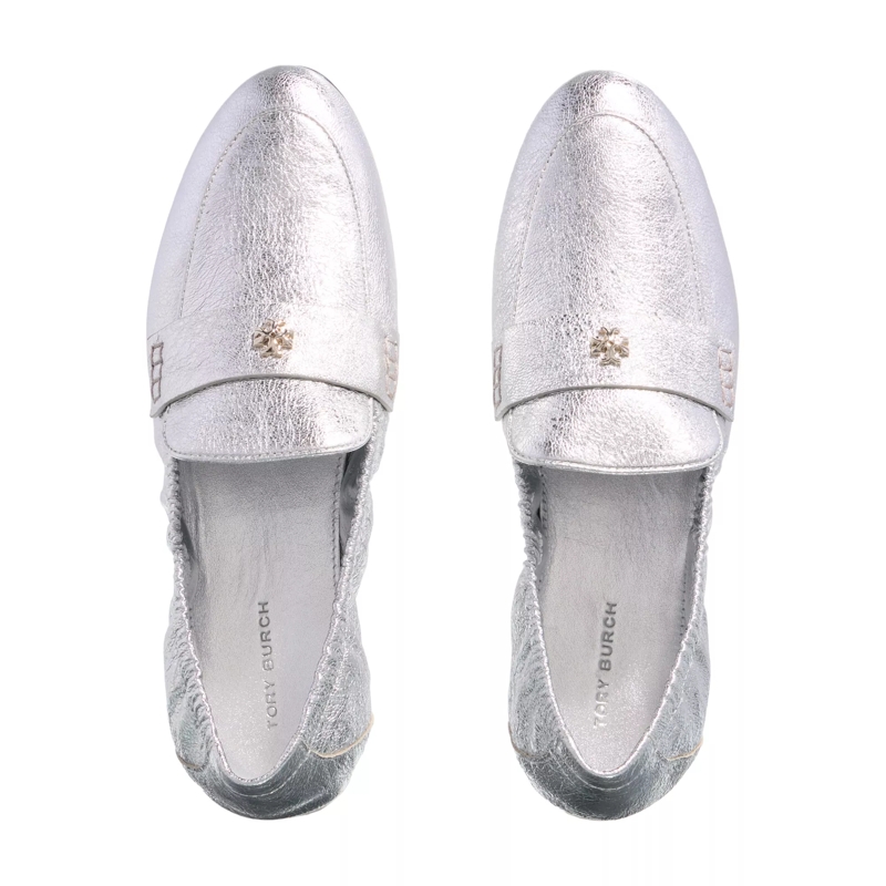 Tory Burch Loafer Ballet Loafer Shiny Silver(Image 4)