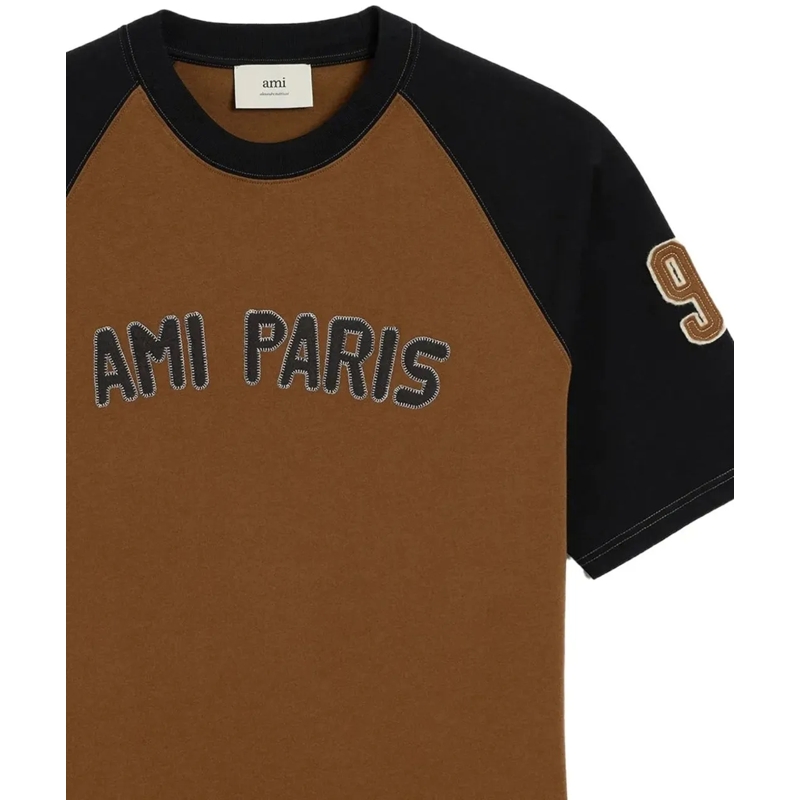 AMI Paris T-Shirt T-Shirts And Polos Brown braun