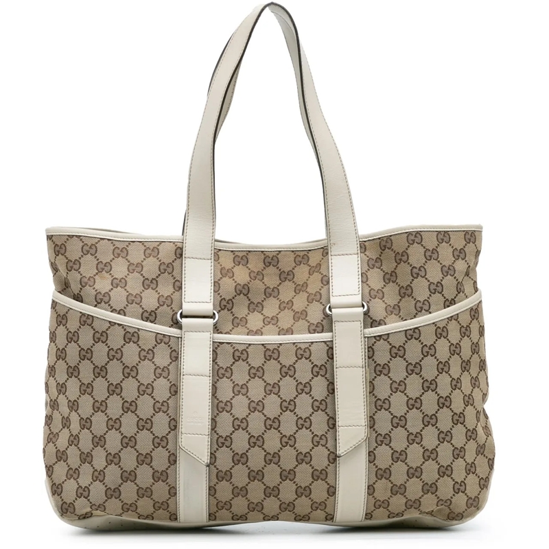 Gucci Shopper GG Canvas Tote braun