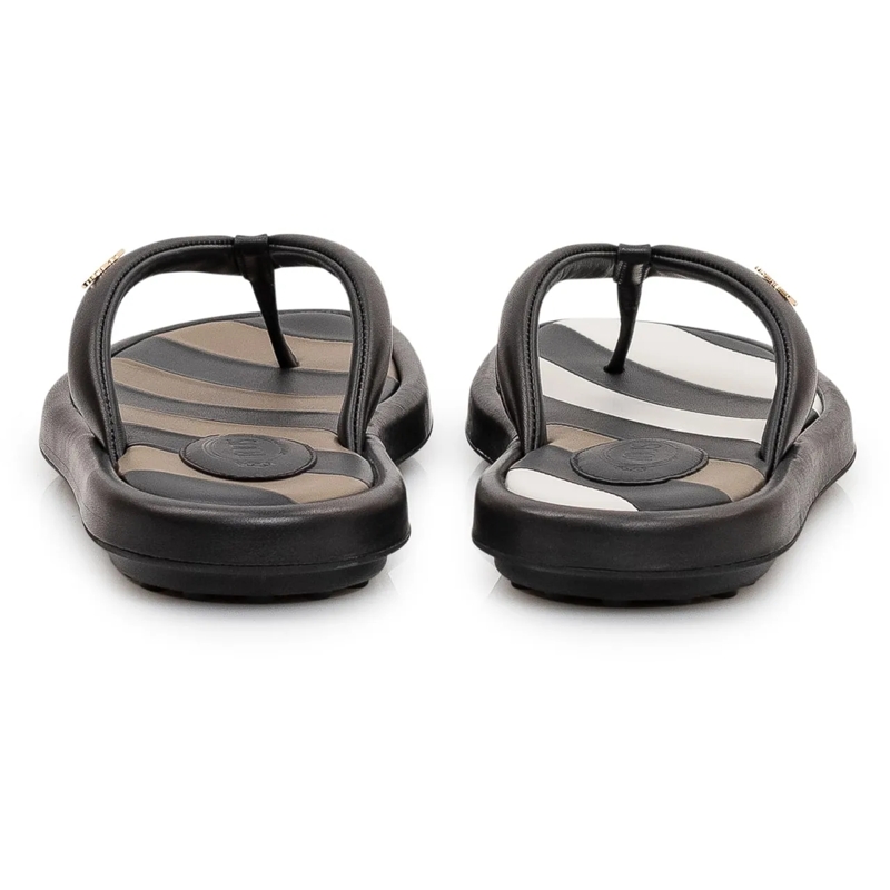 Tod's Slides Infradito in Gomma con Fascia Sagomata schwarz(Image 3)