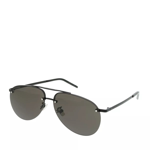Saint Laurent SL 416-002 60 Sunglasses Unisex Metal Black Solglasögon