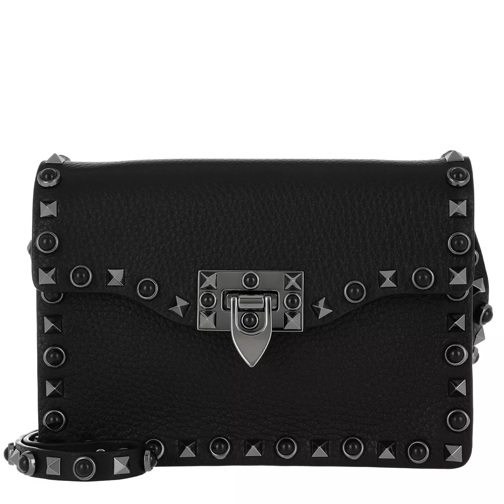 Valentino Garavani Rockstud Shoulder Bag Nero Crossbody Bag