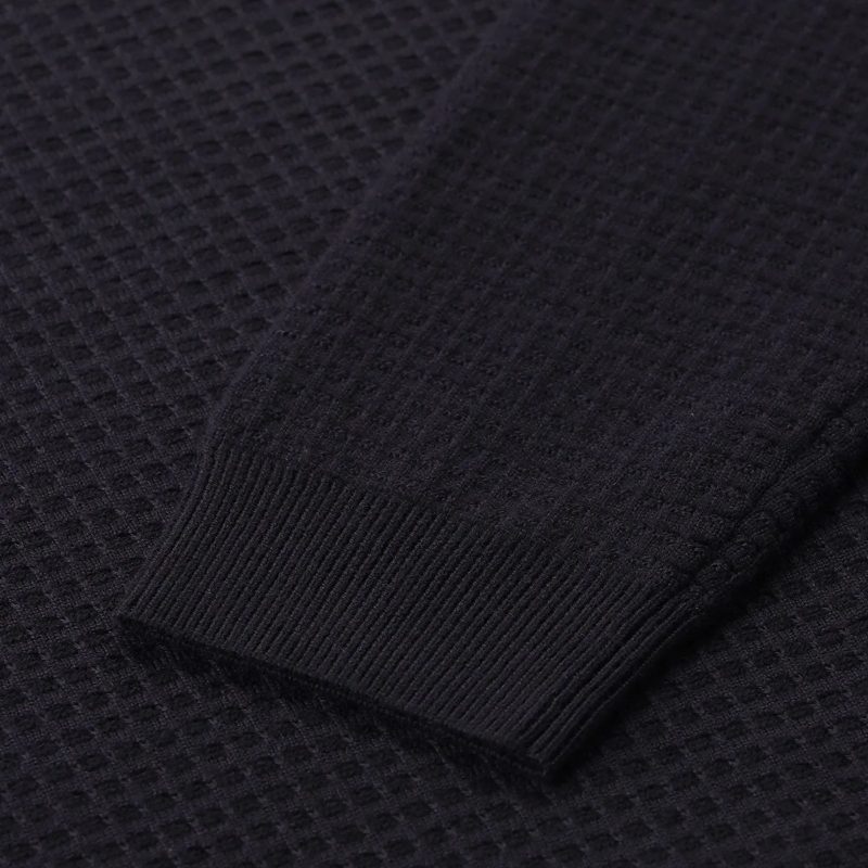 Casablanca Poloshirt Poloshirt aus Wolle blau(Image 5)