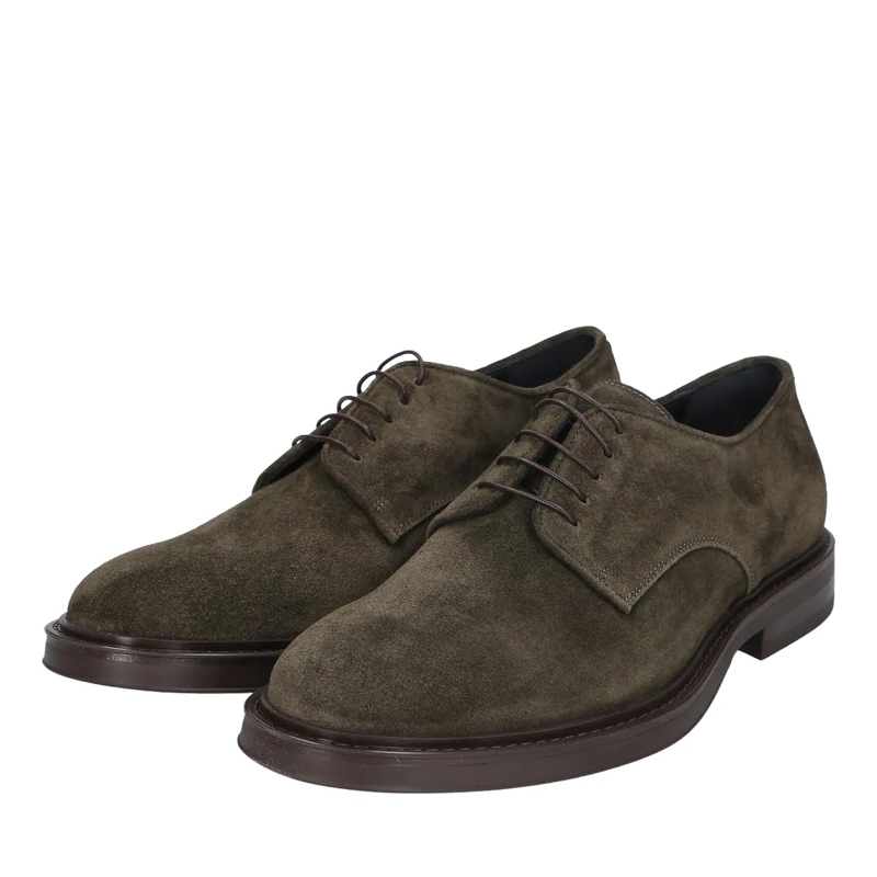 Heinrich Dinkelacker Schnürschuhe Schnürer Florenz Plain V dunkel-grün(Image 2)