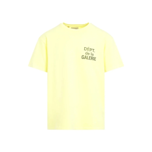 Gallery Dept. T-Shirts Flo Yellow Cotton French Tee Yellow