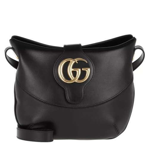 Gucci Arli Handbag Leather Black Crossbody Bag