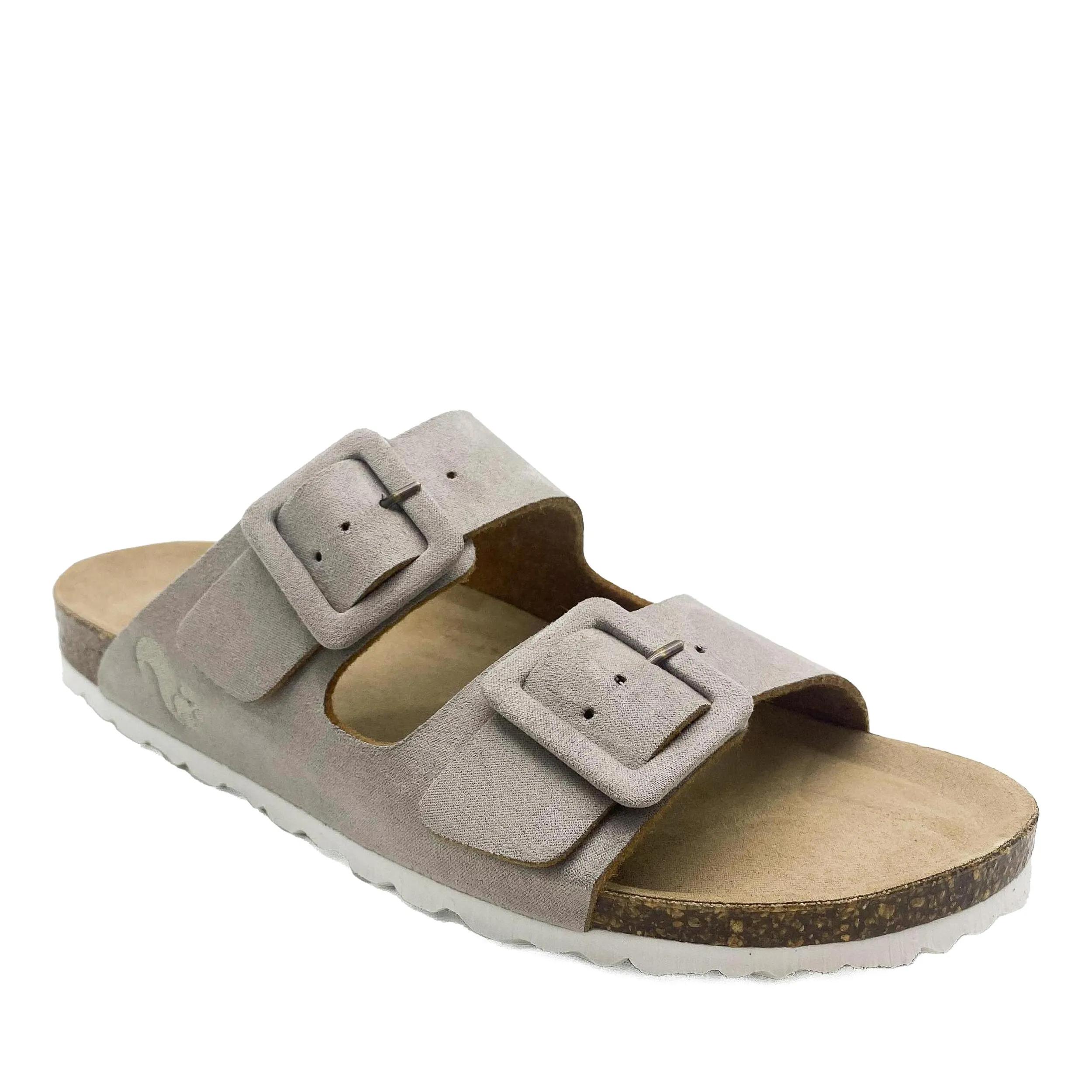 thies Sneakers - thies 1856 ® Eco Bio Covered Sandal vegan light gr - Gr. 41 (EU) - in Grau - für Damen