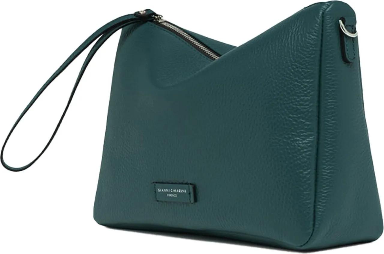 Gianni Chiarini Groene Nora Pouch Leren Tas Green Dames