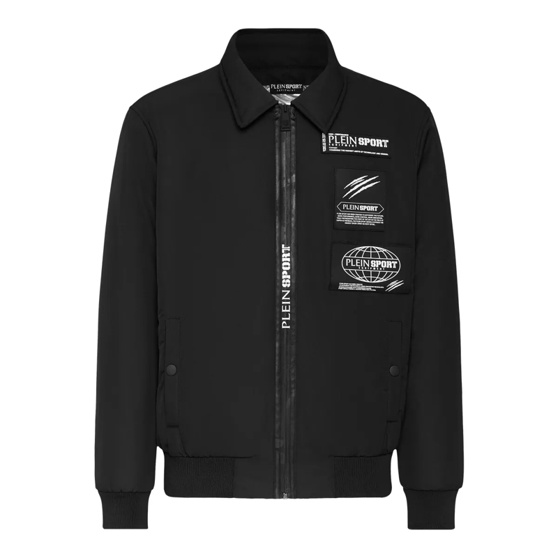 Plein Sport Daunenjacke Bomber Global Express Edition schwarz