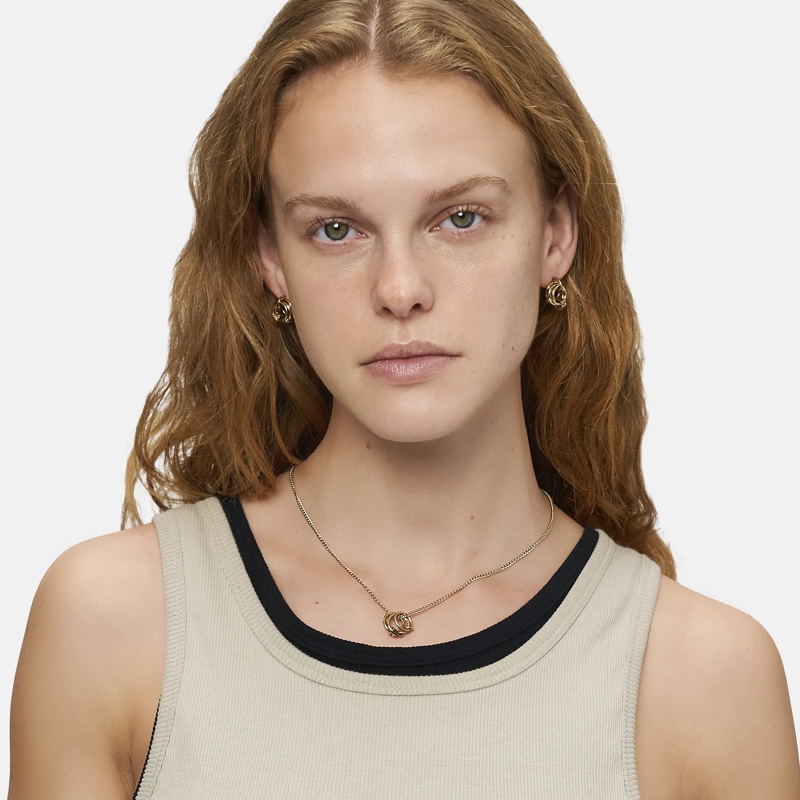 Liebeskind Berlin Mittellange Halskette Edelstahl Lora gold(Image 4)