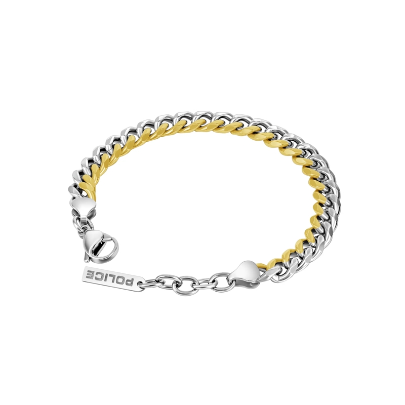 Police Armband Armband Long-Lasting- Herrenarmband- Farbe: sil silber(Image 2)