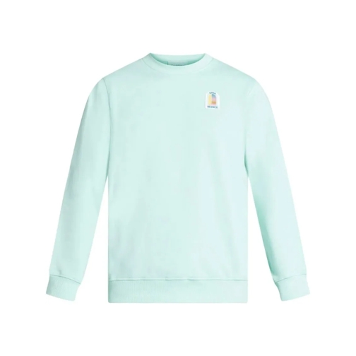 Casablanca Sweatshirts L'arc Colore Organic-Cotton Sweatshirt Blue