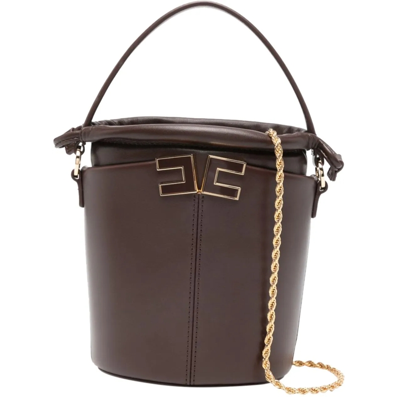 Elisabetta Franchi Schultertasche Bags Brown braun