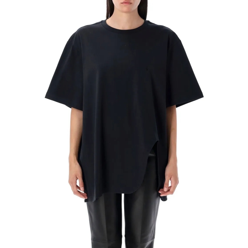 The Attico T-shirt Diana T-Shirt Black