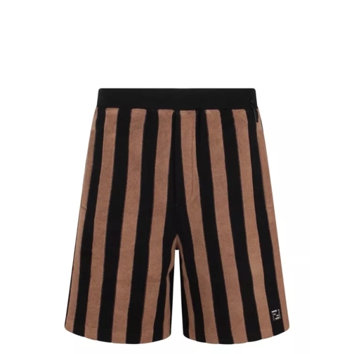 Fendi Pequin Terry Shorts Brown 