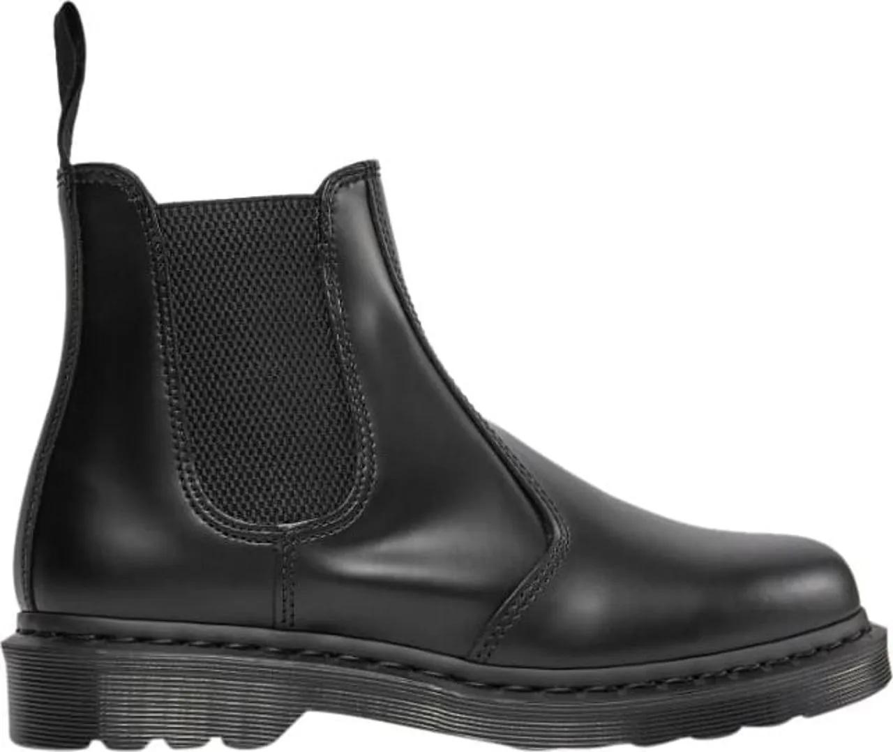 Dr. Martens Stiefel & Boots - 2976 Mono Boot - Gr. 42 (EU) - in Schwarz - für Herren - aus Ziernaht & glatt & Gummi & Leder