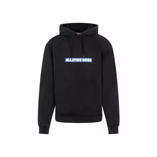 Martine Rose Classic Black Cotton Hoodie Black 