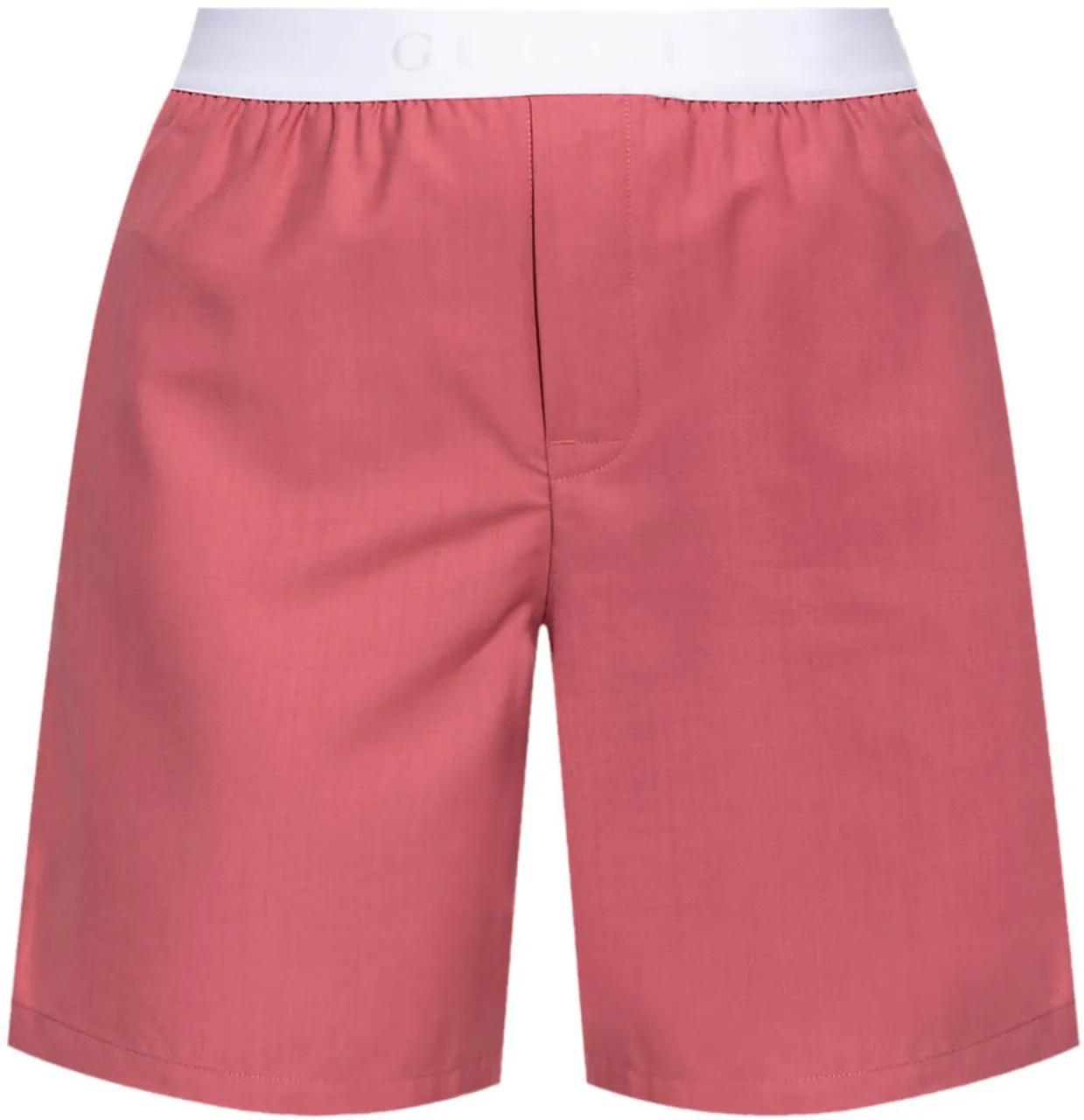 Gucci - Logo Waistband Wool Shorts - Größe S - rosa