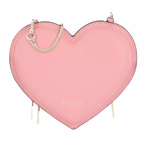 Kate Spade New York Heart Crossbody Bag Rococo Pink Mini Tas
