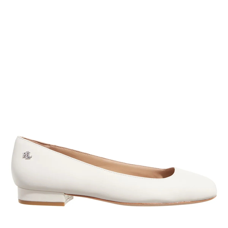 Lauren Ralph Lauren Ballerinas Emellie Bllt Flats Ballet Soft White
