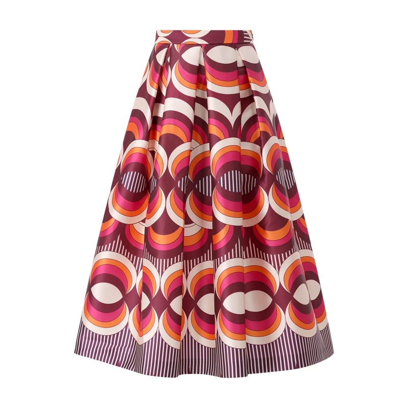 Lunatica Milano Minijupe Midirock Luna K Flare lila