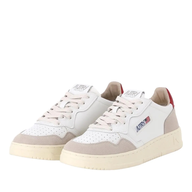 Autry International Low-Top-Sneaker "Medalist" Low-Top Sneakers White Rot(Image 2)