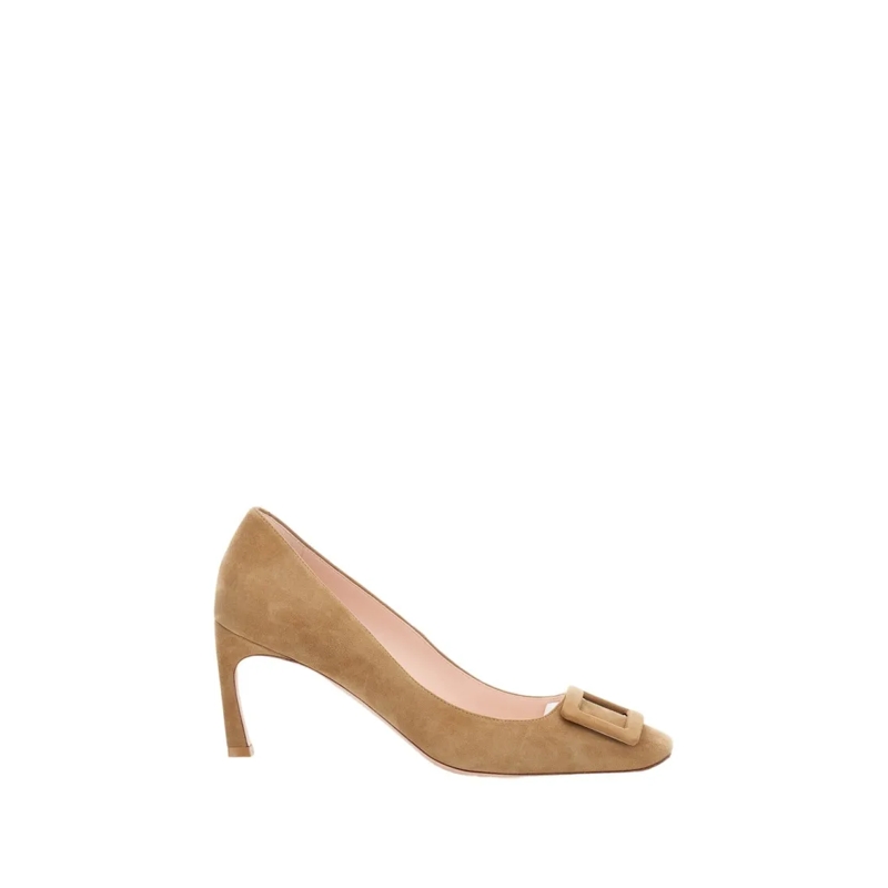 Roger Vivier Pumps Brown Shoes With Elevated Heel Brown