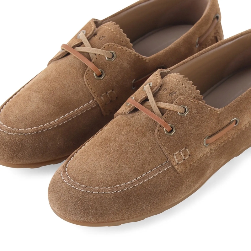 Hogan Schnürschuhe Mokassins aus Veloursleder braun(Image 3)