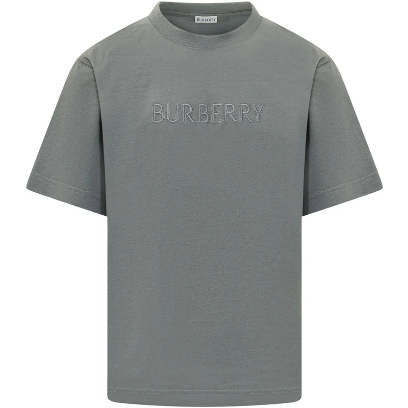 Burberry T-Shirt T-shirt a Maniche Corte con Logo grau