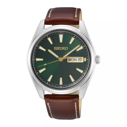 Seiko Seiko Uhr SUR449P1 Silber farbend Quartz Horloge