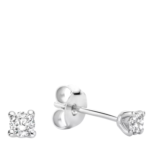 Isabel Bernard De la Paix Christine 14 karat ear studs | diamond  White gold Stud