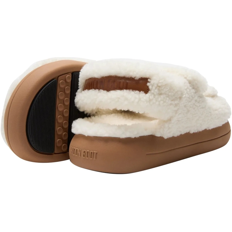 Moonboot Sandalen Moon Boot Mb Shearling Sandal Sandalen Off White 8 weiß(Image 4)