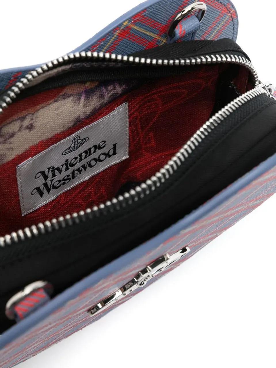 Thumbnail - Vivienne Westwood Hobo Bags - Bags Blueorange Tartan - Gr. unisize - in Bunt - für Damen