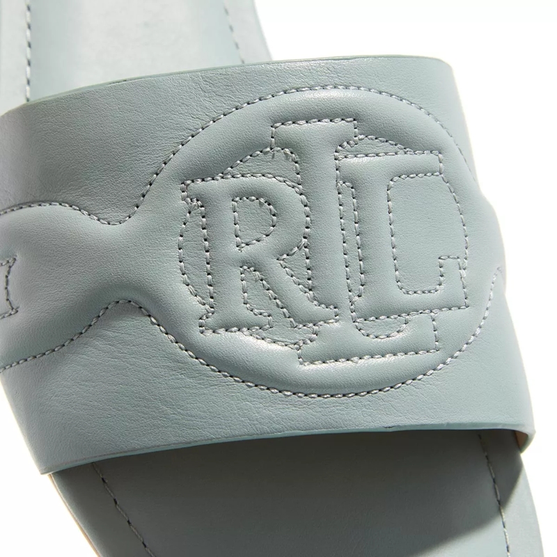 Lauren Ralph Lauren Slides Alegra Iii Sandals Slide Soft Laurel(Image 4)