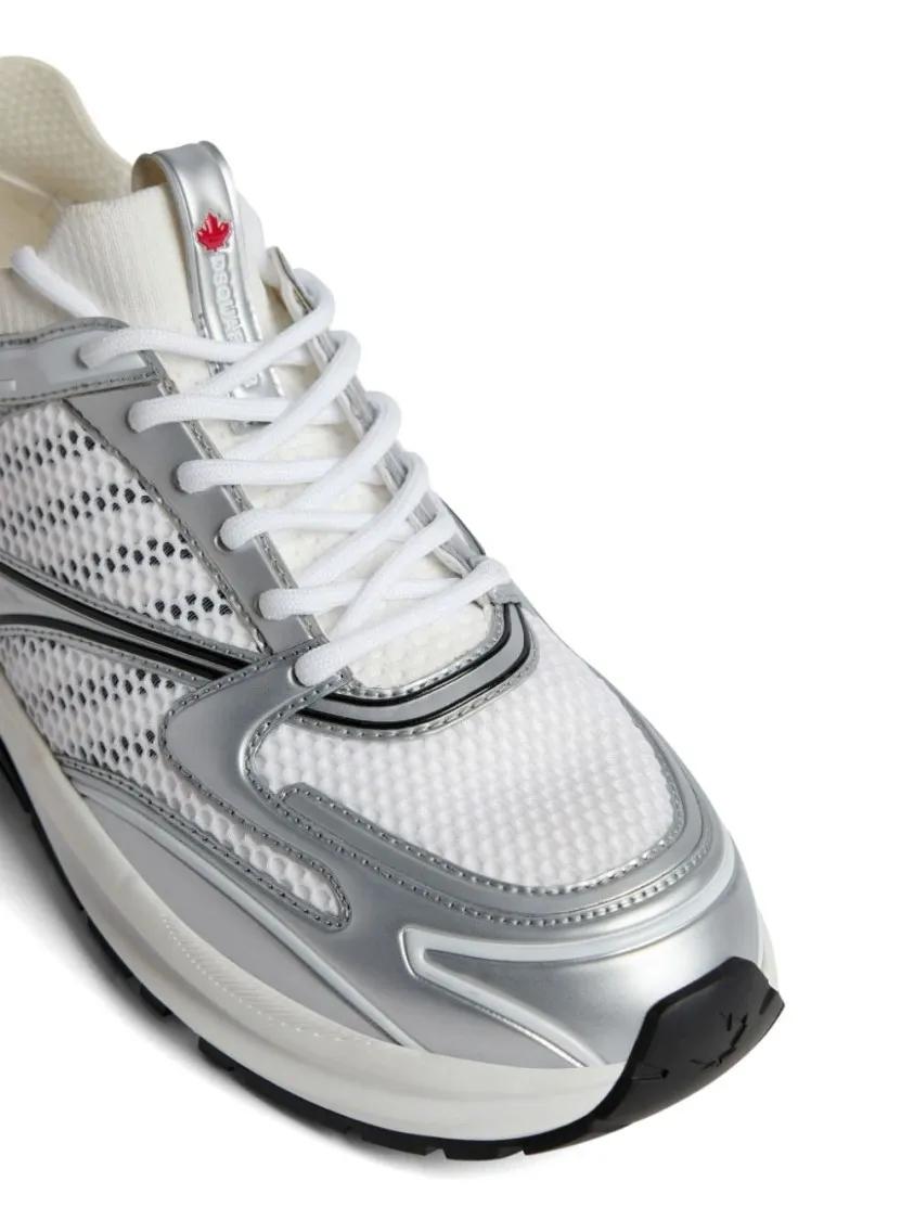 Thumbnail - Dsquared2 Low-Top Sneaker - Panelled Mesh Sneakers - Gr. 40 (EU) - in Weiß - für Damen